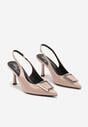 Pantofi stiletto Bej