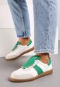 Sneakers Alb cu verde
