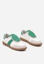 Sneakers Alb cu verde