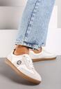 Sneakers Alb cu gri