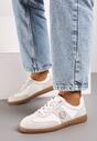 Sneakers Alb cu gri