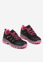 Czarne Sznurowane Buty Sportowe Sneakersy Trekkingowe z Paskami Cleirae