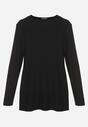 Czarna Prążkowana Bluzka Longsleeve Gigiora