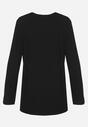 Czarna Prążkowana Bluzka Longsleeve Gigiora