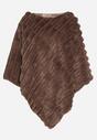 Brązowe  Ponczo Ozdobione Tłoczeniem Dairis