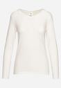 Biała Bawełniana Bluzka Longsleeve Tailene