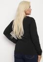 Czarna Bluzka Lonsleeve z Bawełny Niritha