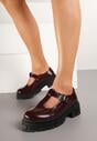 Pantofi casual Bordo