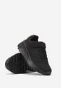 Czarne Buty Sportowe Sneakersy na Grubej Podeszwie Elorain