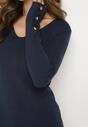 Pulover Bleumarin
