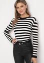 Pulover Negru cu alb