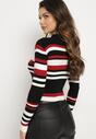 Pulover Bordo cu negru