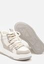 Sneakers Gri cu alb