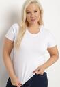 Biały T-shirt z Bawełny w Klasycznym Stylu Venamia