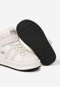 Białe Botki w Stylu Sneakersów z Futrzaną Wyściółką Parlemi