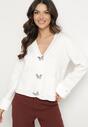 Cardigan Alb