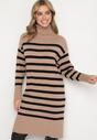 Rochie Bej cu negru