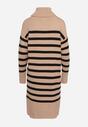 Rochie Bej cu negru
