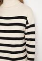 Rochie Crem cu negru