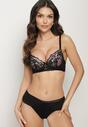 Sutien Negru cu roz