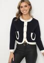 Cardigan Bleumarin