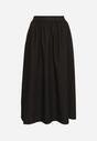Czarna Rozkloszowana Spódnica z Wiskozą Jenneva