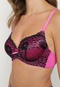 Sutien Negru cu fucsia