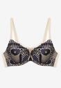 Sutien Bleumarin cu bej