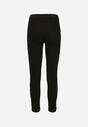 Czarne Jeansy Skinny z Efektem Push Up Ozdobione Guzikami Zolvila