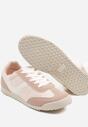 Różowe Sneakersy w Stylu Kultowych Tenisówek Felandris