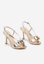 Pantofi stiletto Aurii