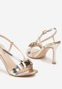 Pantofi stiletto Aurii