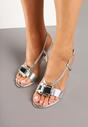 Pantofi stiletto Argintii