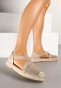 Sötét bézs Espadrilles
