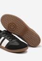 Czarne Sneakersy Tenisówki z Ozdobnymi Paskami Danavin