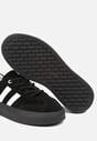 Czarne Skórzane Sneakersy w Stylu Kultowych Tenisówek Rerionelle