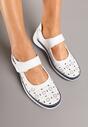 Pantofi casual Alb cu bleumarin