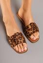 Papuci Imprimeu leopard