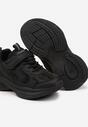 Czarne Buty Sportowe Sneakersy z Cyrkoniami Rivresia