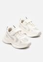 Białe Buty Sportowe Sneakersy z Cyrkoniami Rivresia