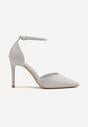 Pantofi stiletto Argintii