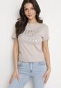 T-shirt Bej închis