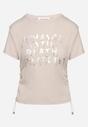 T-shirt Bej închis