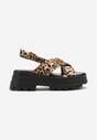 Sandale Imprimeu leopard