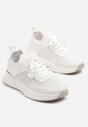 Białe Siateczkowe Sneakersy Dorami