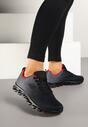 Czarno-Szare Buty Sportowe Sneakersy Ozdobione Cieniowaniem Hanetdane