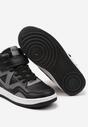 Czarne Buty Sportowe Sneakersy za Kostkę na Rzep Noledis