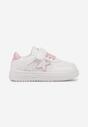 Pantofi sport Alb cu roz