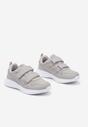 Jasnoszare Buty Sportowe Sneakersy z Motywem Gwiazdek Ilanier