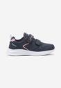 Granatowe Buty Sportowe Sneakersy z Motywem Gwiazdek Ilanier